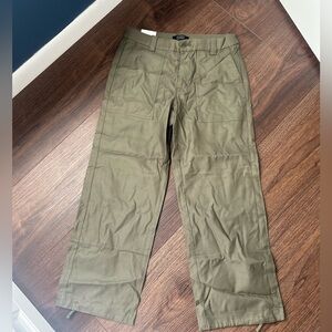 Banana Republic Women's Olive Straight Leg Pants